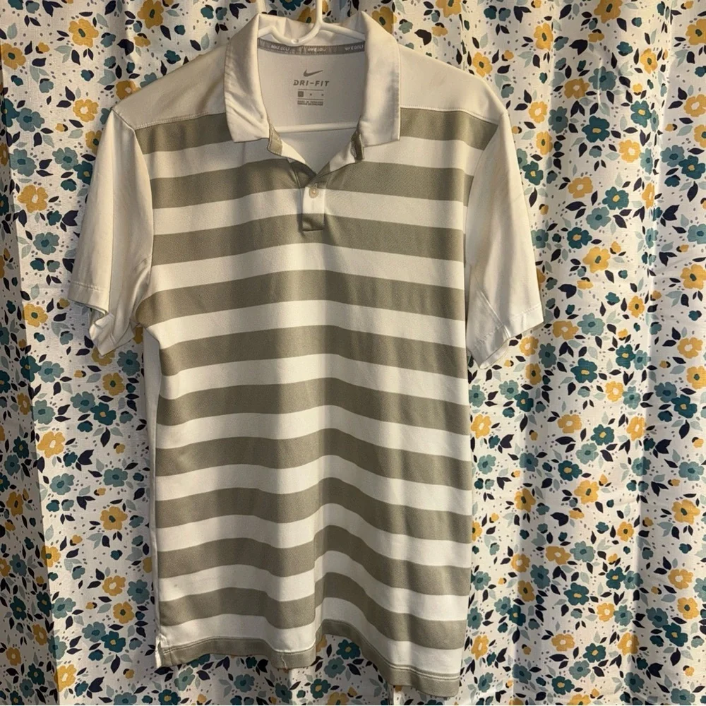 Nike Golf Dri Fit Striped Polo